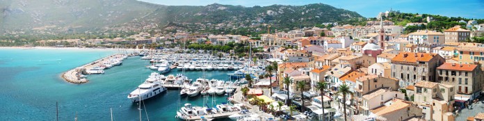Calvi en Corse vue panoramique
